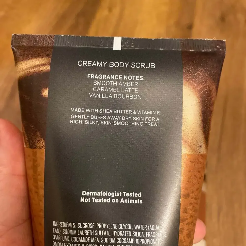Bath Body Works 2x Midnight Amber‎ Glow Creamy Body Scrub 8 oz